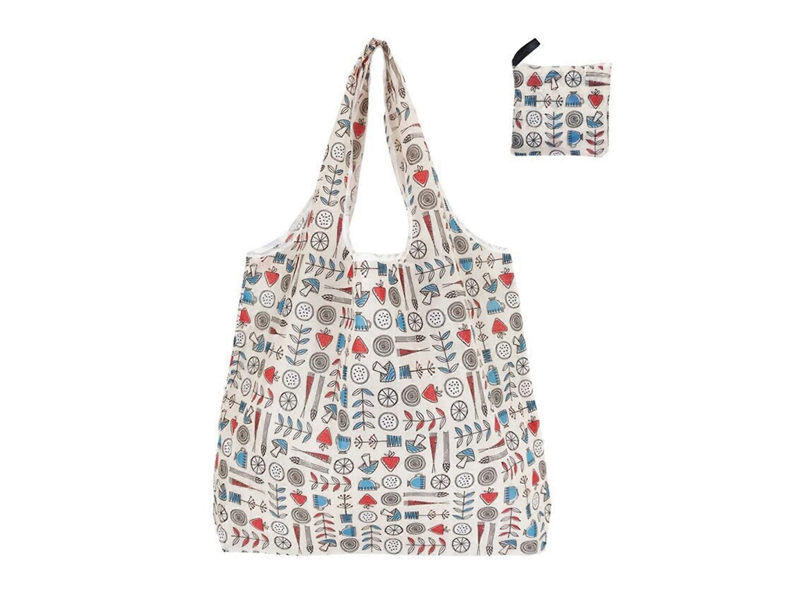 Bolsa de compras reutilizable, práctica, plegable y resistente al agua, con amplio espacio para viajar - GOKOCO