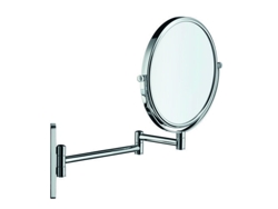 Duravit D-code Espejo De Maquillaje Redondo, Cromado
