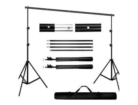 Estructura portátil para fondos de estudio de fotografía/video