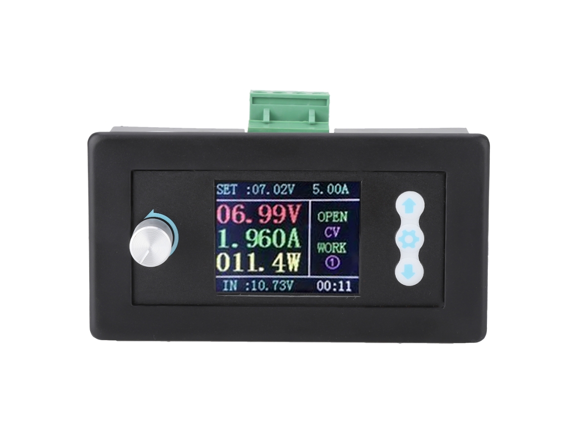 Módulo De Fonte De Alimentação Redutora Gt150w Com Display Lcd Conversor Buck Constante