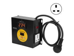 Regulador De Voltaje Digital 4000w Interruptor De Control De Velocidad Motor Potente Enchufe Uk Ca220v