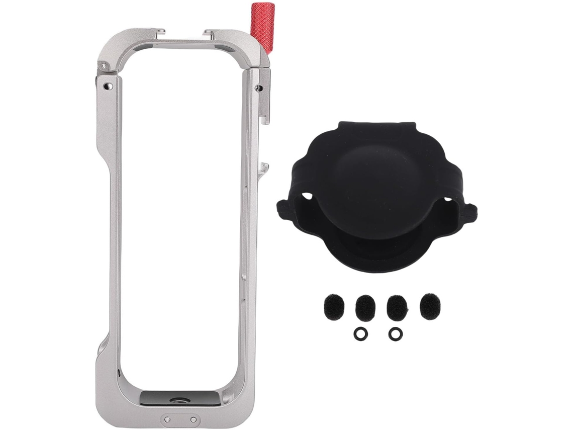 Jaula Para Cámara De Acción Compatible Con X5, Rosca De 1/4 De Pulgada, Plataforma