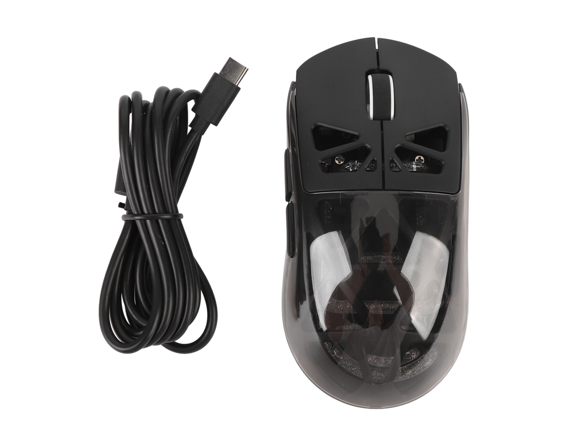 Ratón inalámbrico RGB ultraligero para juegos
