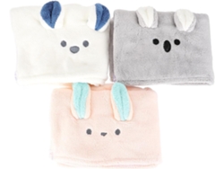 Lot De 3 Serviettes Para Cheveux En Coton 100% Absorbantes Secado Rápido, Turbans Taille Unique