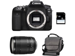 Kit Cámara CANON EOS 90D + 18-135mm IS USM + SanDisk 8 GB + Bolsa (APS-C)