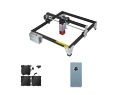 Máquina de grabado láser, cabezal láser de 10 W, área de grabado de 300 x 300 mm, kit K1 Mini de 10 W, enchufe europeo