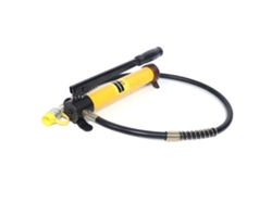 Crimpadora hidráulica de 15 toneladas, diseño ergonómico, color amarillo