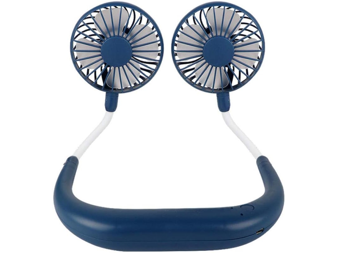 Mini Ventilador Portátil Para Colgar En El Cuello Nuevo Viajes Y Deportes Plegable Recargable Por