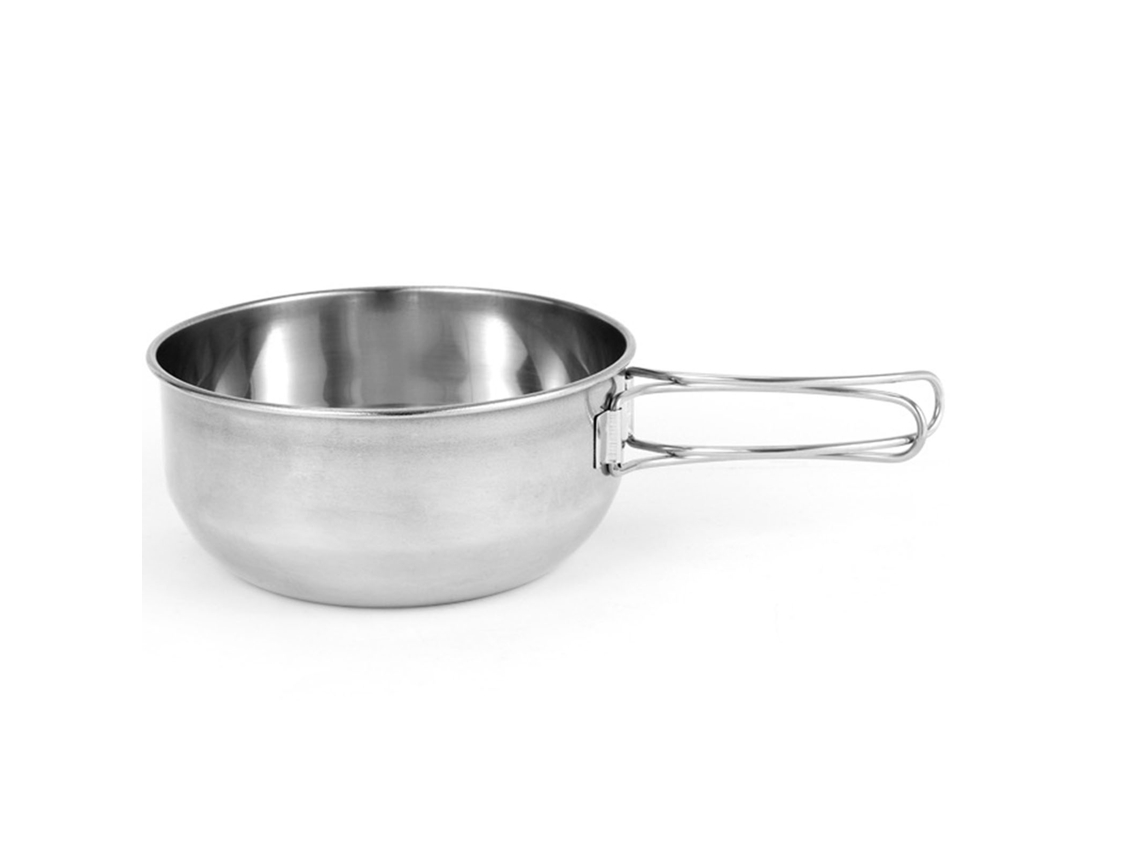Bol Plegable De Acero Inoxidable Para Camping, Senderismo Y Picnics, 700 Ml, Utensilios Para Exteriores