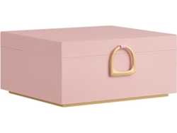 Joyero De Dos Niveles Con Asa Es Ideal Para Guardar Joyas Y También Un Regalo Perfecto. Dimensiones: 20,5 X 24 X 11 Cm. Está Fabricado Con M