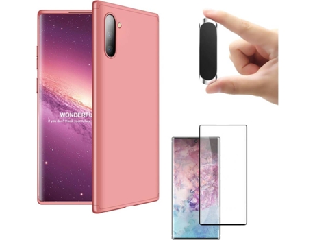 Carcasa, Protector y Soporte Samsung Note 10 Slim armor 360º Rosa