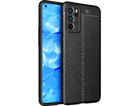 Carcasa Oppo Reno6 Rugged Leather Negro LC-BK