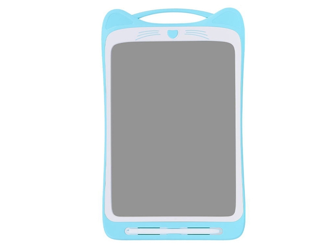 Pantalla LCD transparente de 12 pulgadas para trazar y escribir, tablero de dibujo para colorear para niños (azul claro)