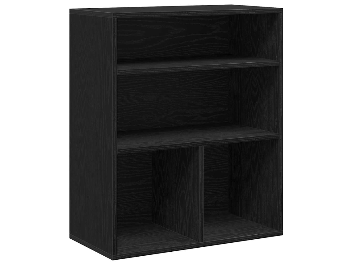 Maison Exclusive - Estantería Madera Ingeniería Negra 60x30x71,5 Cm