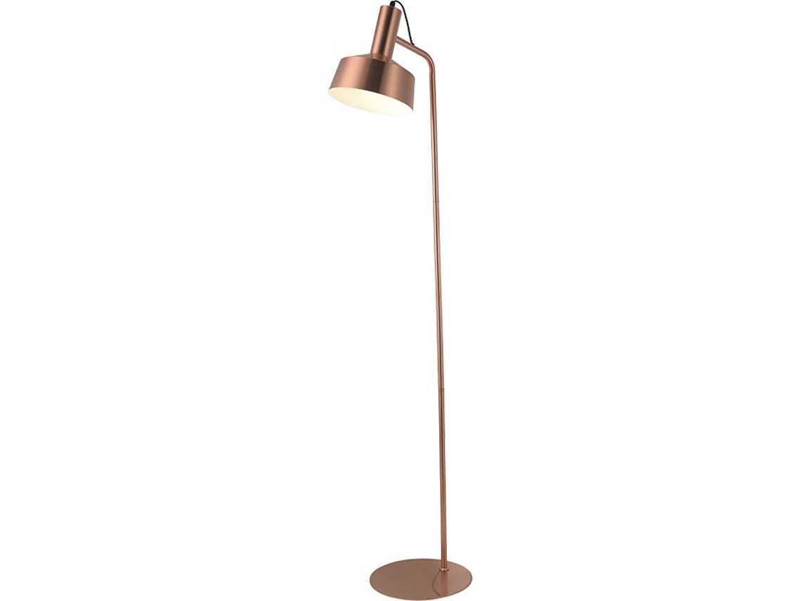 Lámpara de Pie Leana 1Xe27 L.25Xl.36Xh.136Cm Cobre FERRIMEX