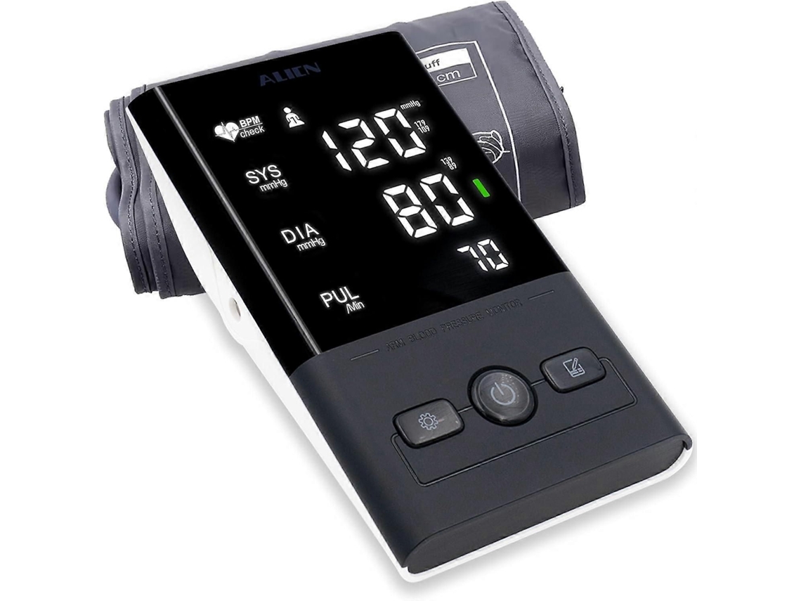 Monitor de presión arterial de brazo con memoria para dos usuarios, aviso por voz y brazalete ajustable de 8,5'' a 16,5'', compatible con GOKOCO (2x90 lecturas).