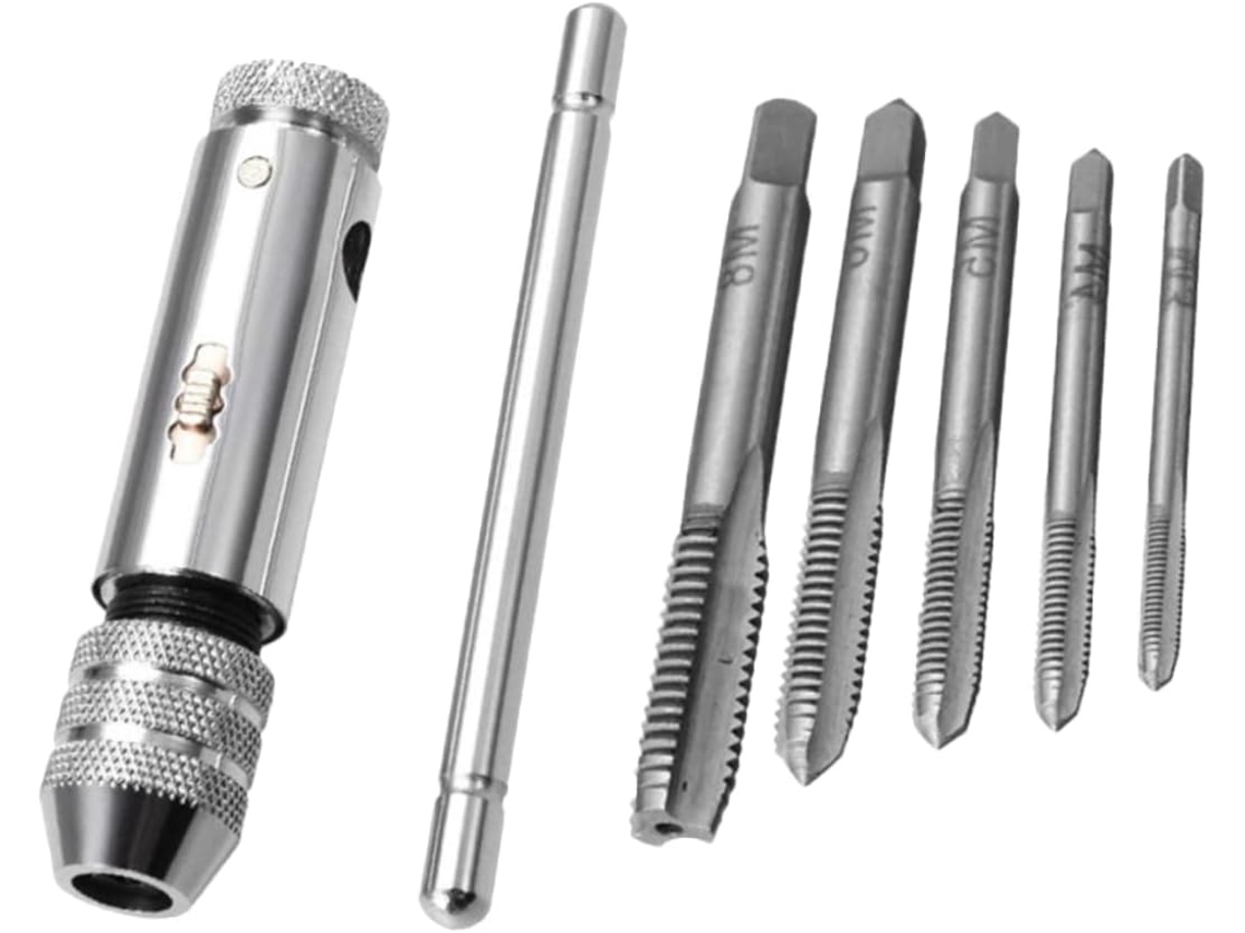 Llave de carraca ajustable con mango: herramienta de carraca reversible M8 fácil de usar para reparaciones.