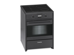 Cocina Semiprofesional MEIRELES E 612 BL (Eléctrica - 60 cm - Negra)