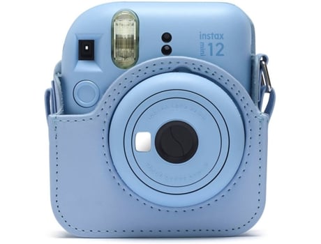 Instax Mini 12 FUJIFILM Estuche Azul Pastel