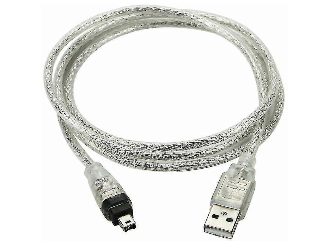 Cable adaptador USB macho a Firewire IEEE 1394 de 4 pines para Sony DCR-TRV75E