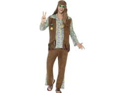 Disfraz de Hombre DISFRAZZES Hippie Con Flecos (Talla: M)