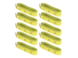 Juego De 10 Cintas Métricas Flexibles Para Medir El Cuerpo Con Pestañas Metálicas.