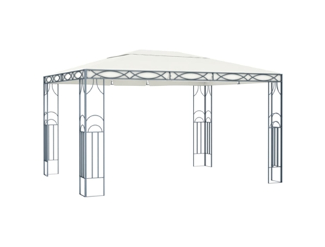 MAISON EXCLUSIVE Cenador color crema 400x300 cm