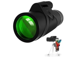 Telescopio monocular 12x42 para smartphone, portátil para adultos, con soporte y trípode, impermeable, visión nocturna, HD, Yizhood