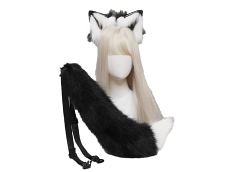 Traje Rey Lobo - Blanco Y Negro Traje Rey Lobo - Blanco Y Negro JEIIBRZUI