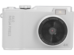 Mini Cámara Digital Compacta De La Cámara 4k Hd Blanca De Pantalla 32g De 24 Pulgadas Veanxin