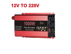 Inversor De Onda Sinusoidal Pura, 12 Va 220 V, 1000 W De Alta Potencia, Ideal Para Instalaciones De 3000 V/24 V, Fácil De Usar Y Muy Durader