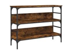 Mesa consola madera de ingeniería roble ahumado VIDAXL (100x32x75 cm)