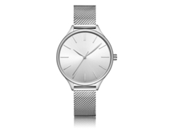 Reloj De Pulsera Informal Impermeable Para Mujer Con Correa Ajustable Y Movimiento De Cuarzo Blanco.