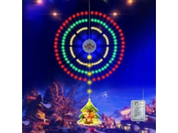 Luces navideñas 2026 con forma de coloridos fuegos artificiales artificiales, resistentes al agua (IP65) y con 8 modos de iluminación.