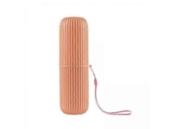 portacepillos de dientes con tapa, vaso para cepillos de dientes con cuerda, dispensador de pasta de dientes portátil Rosewell