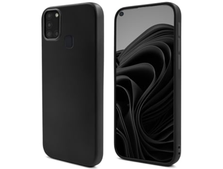 Estilo de Vida Temperamental. Diseñada para Funda Samsung A21S Negro - Funda de Silicona Líquida con Acabado Mate y Forro Suave de Microfibra MOOZY