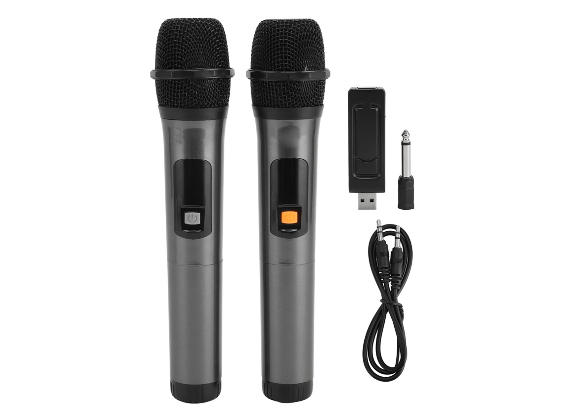 Micrófono Inalámbrico De Mano Uhf Micrófono Inalámbrico Interfaz Usb 3.5mm