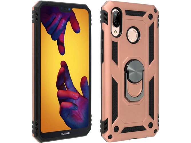 Carcasa Huawei P20 Lite AVIZAR Anillo Rosa