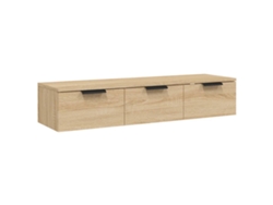 Armario De Pared VIDAXL Marrón Madera contrachapada (102x30x20 cm )
