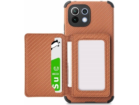 Funda Samsung Galaxy A22 5G HFS-HOUSE Carbón (Marrón)