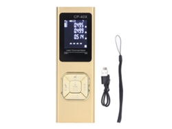 Dispositivo de medición láser digital portátil de alta precisión con pantalla LCD retroiluminada y telémetro de 40 metros.