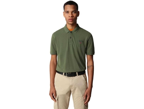 Polo para Hombre NAPAPIJRI Elbas 4 Verde para Nautica (M)