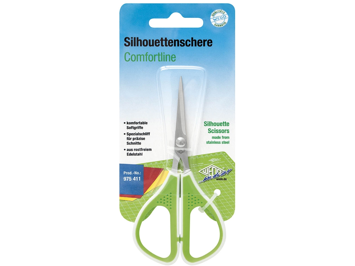 Tijeras Silueta WEDO Comfortline Puntiaguda Longitud: 114 Mm