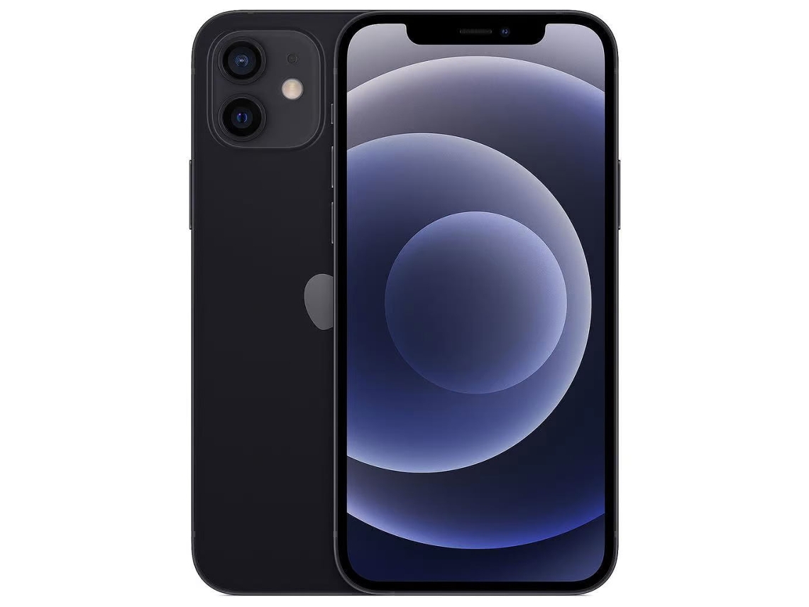 iPhone 12 APPLE (Reacondicionado Marcas Mínimas - 128 GB - Negro)