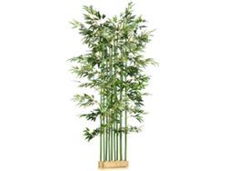 Bambú artificial, planta artificial de 180 cm en maceta de pino, planta de interior, plantas artificiales para uso en interiores. Zkaka