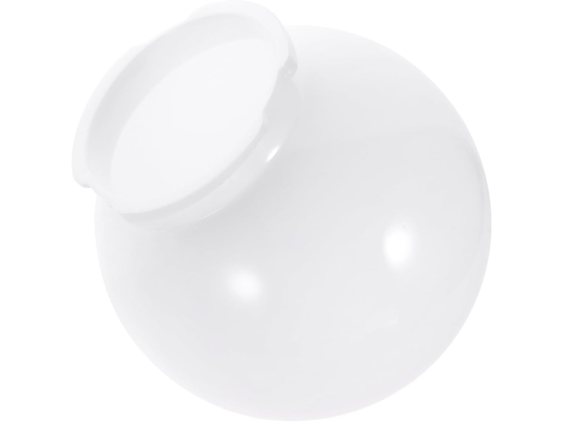Globo De Luz Acrílico Blanco Lechoso Para Lámpara De Exterior, Accesorio Esférico Sólido