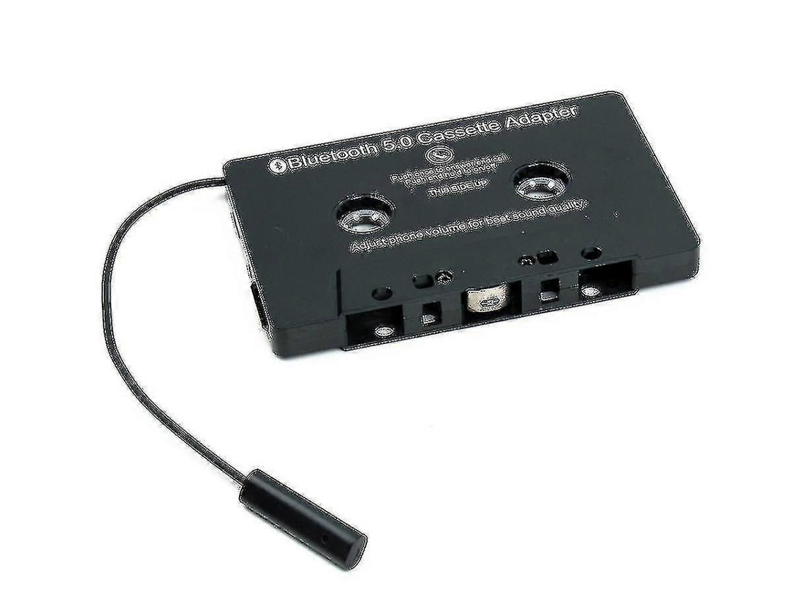 Adaptador auxiliar Bluetooth 5.0 para reproductores de casetes de audio para coche, receptores auxiliares y reproductores de casetes de sobremesa.