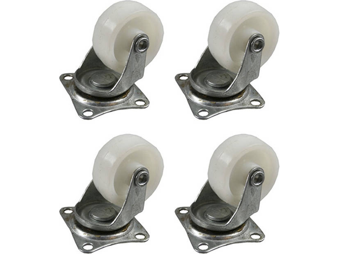 Set 4 Ruedas EDM 32Mm Blanco