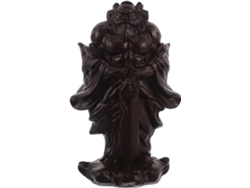 Estatua De Madera Zhongkui Feng Shui, Figura China Antigua, Decoración Cultural Para El Hogar Y La Oficina.