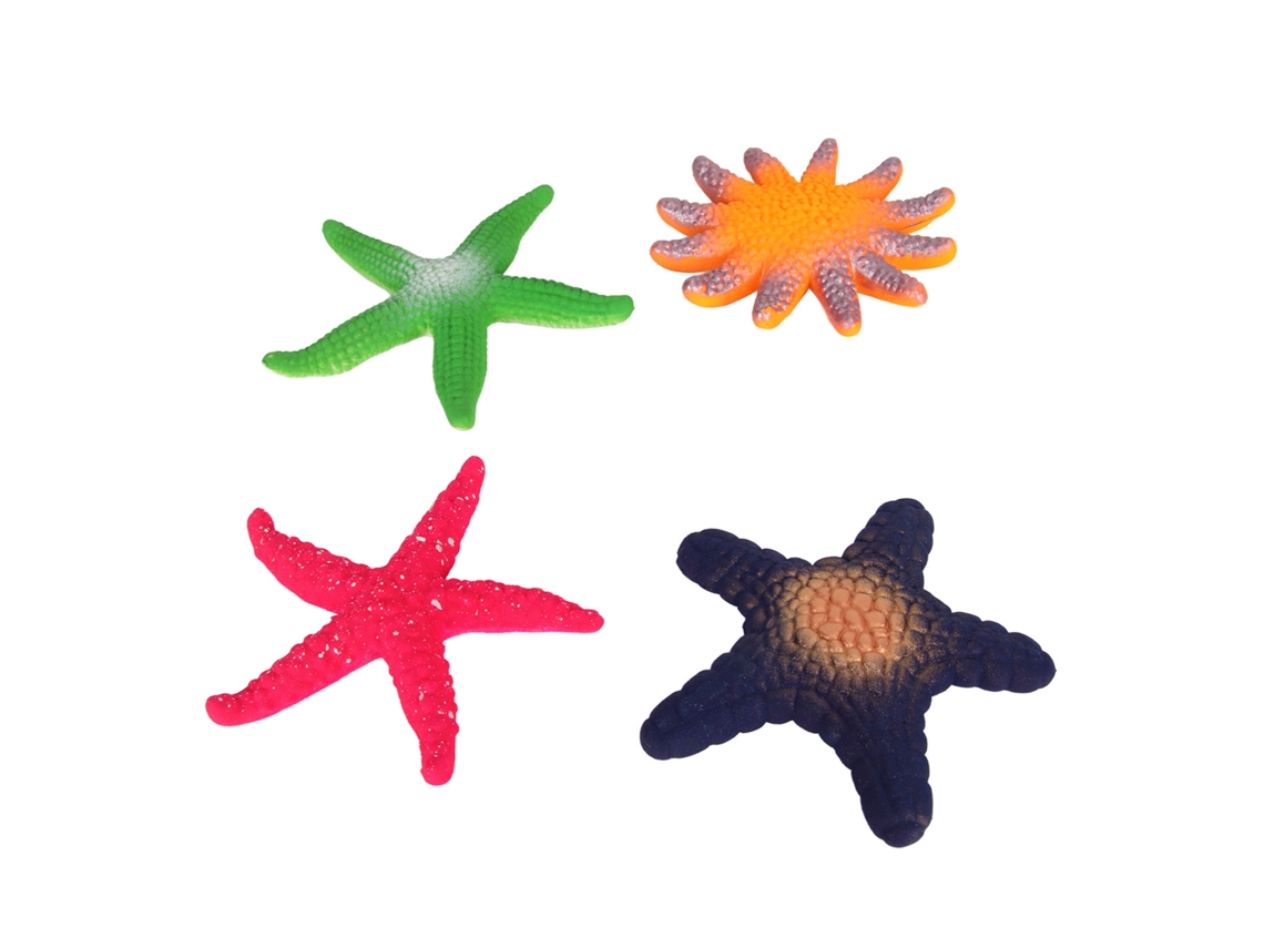 Dan26-4pcs Juguetes Animales Marinos Hidrocrecientes Eva Para Aliviar El Estrés, Expandibles En Agua